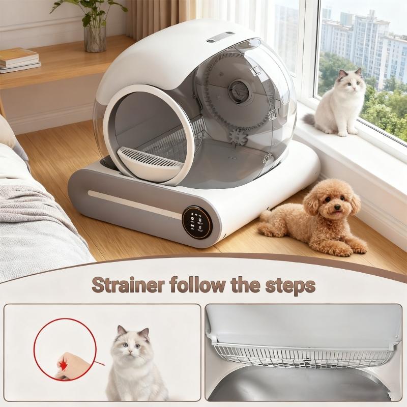 Replacement Tray Filter for Auto Cleaning Litter Box Help Trap Debris and Control Odors Durable Design
