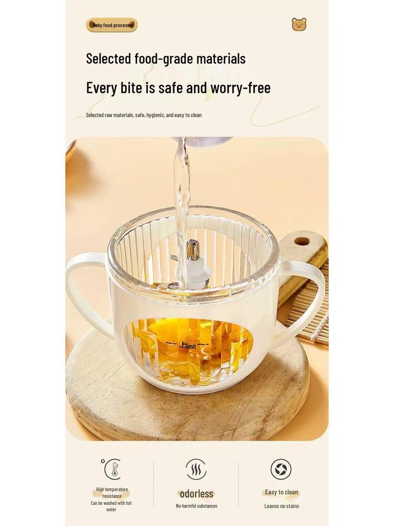 Popular Baby Food Processor: Electric Multifunctional Grinder & Blender for Homemade Purees