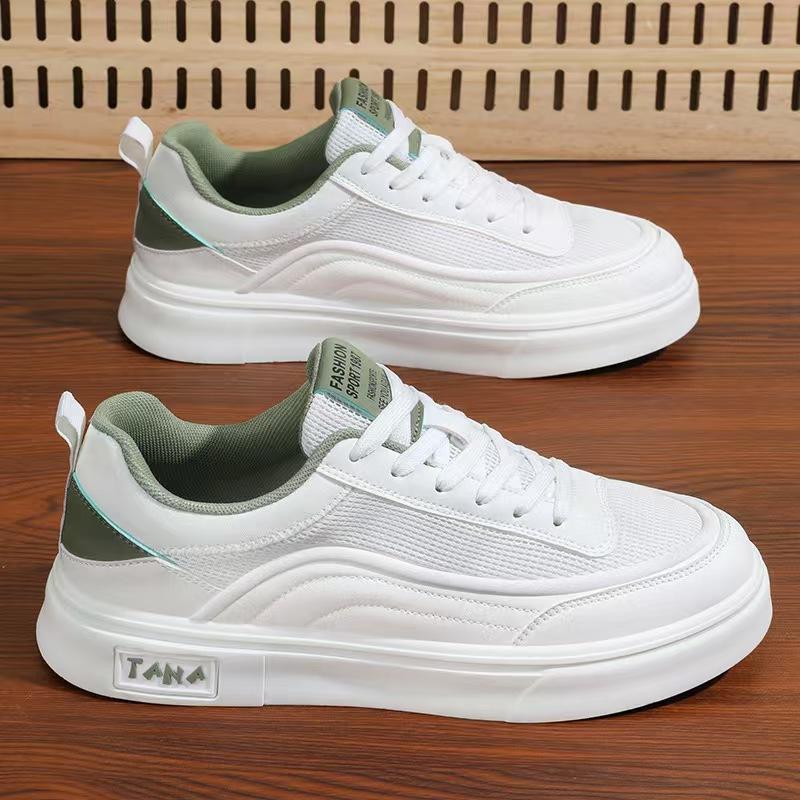 Men's shoes 2025 summer new mesh shoes men's breathable men's thin versatile soft-soled casual board shoes men's