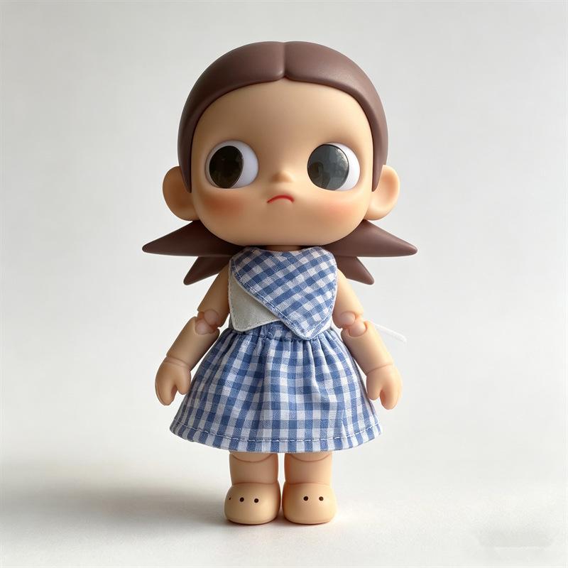 Plush Doll Outfit Set: Versatile Bib, Skirt & Clothes for Various Toys