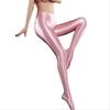 Women Sexy Stockings Sherbin Shiny Silky Open Crotch Pantyhose 8 Transparent Tight-Fitting Temptation Dance Socks Leggings