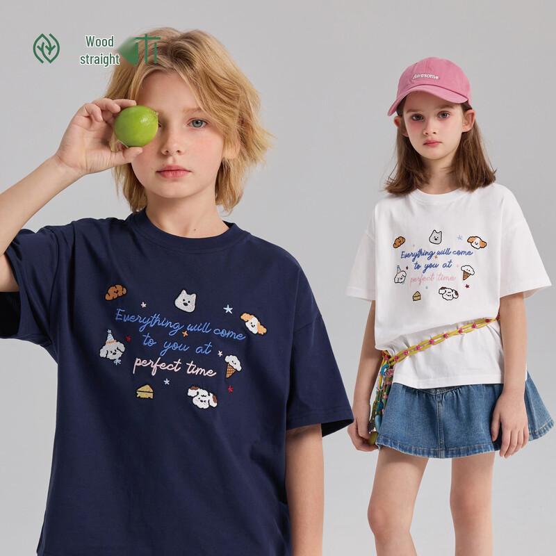 Zhimu Kids  7A Anti-Bacterial Cotton T-Shirt 130