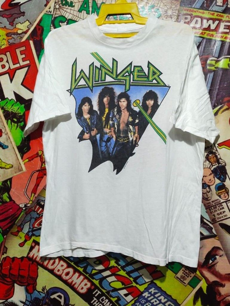 Winger Band Members Cotton Shirt Unisex Concert S to 5XL SG250