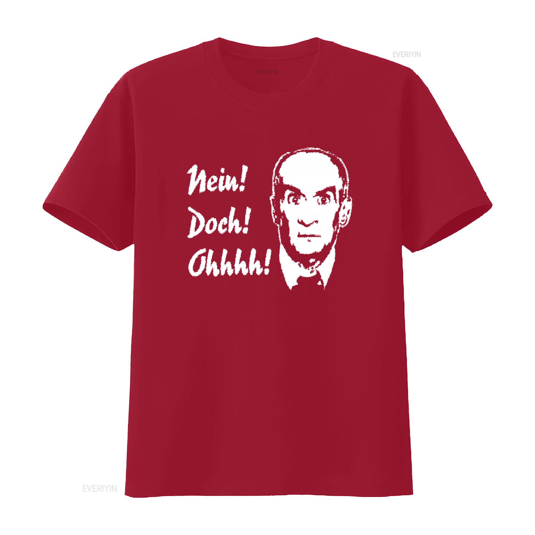 Louis de Funes T Shirt Size M with Funny Print Nein Doch Ohhhh vintage Washed Versatile Breathable streetwear graphic S