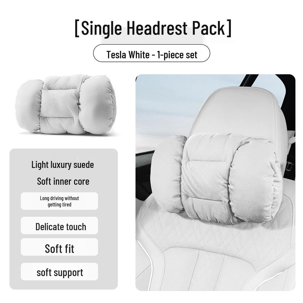 Honda Accessories: Flannel Headrests, Lumbar Supports, Neck Pillows for CRV, Fit, 11th Gen Civic, and Accord.