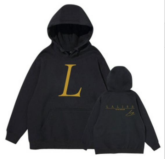 

Худи 2024 года с английским принтом спереди и сзади - Универсальный, повседневный топ с длинным рукавом Small