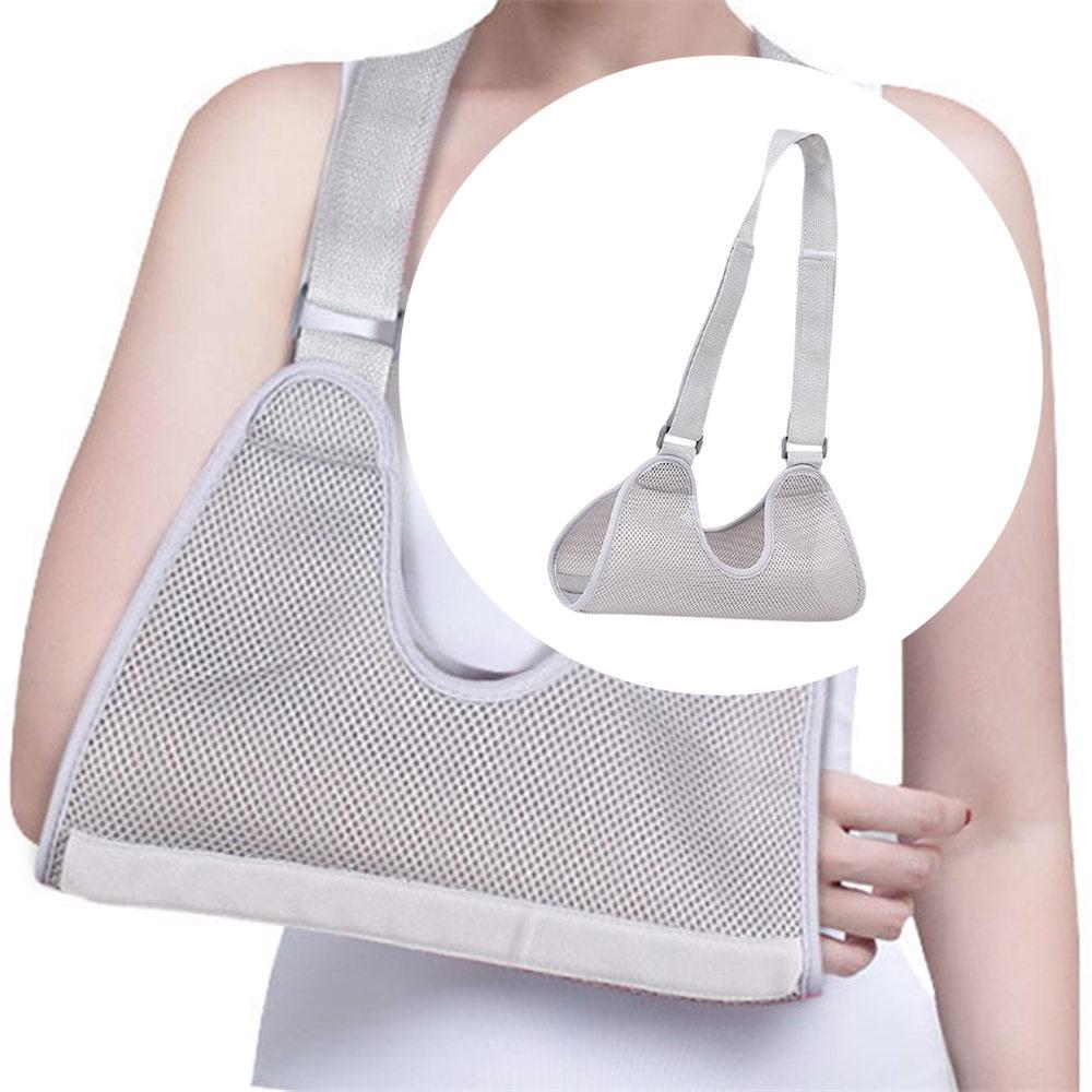 Écharpe de bras avec plaques en alliage d'aluminium, Support réglable pour main gauche et droite, épaule luxée pour bras cassé