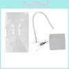 Glass Magnifying With Large Clip 4x Magnification Large Clear Lens Flexible Hose Magnifier For