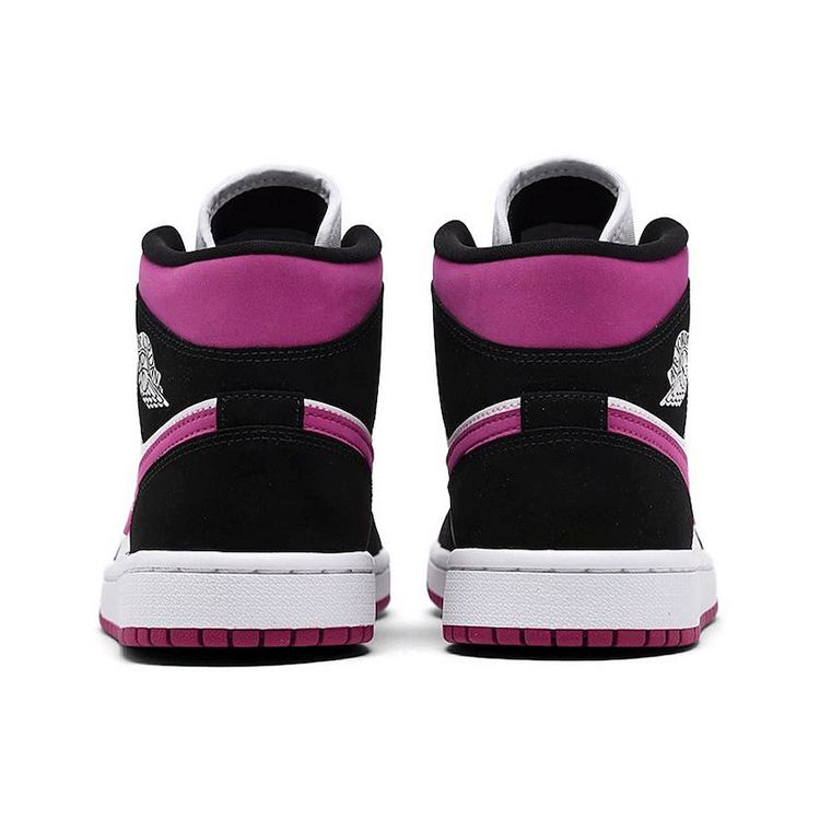 Sneakers da Donna Air Jordan 1 Mid Cactus Flower Nero Bianco BQ6472-005