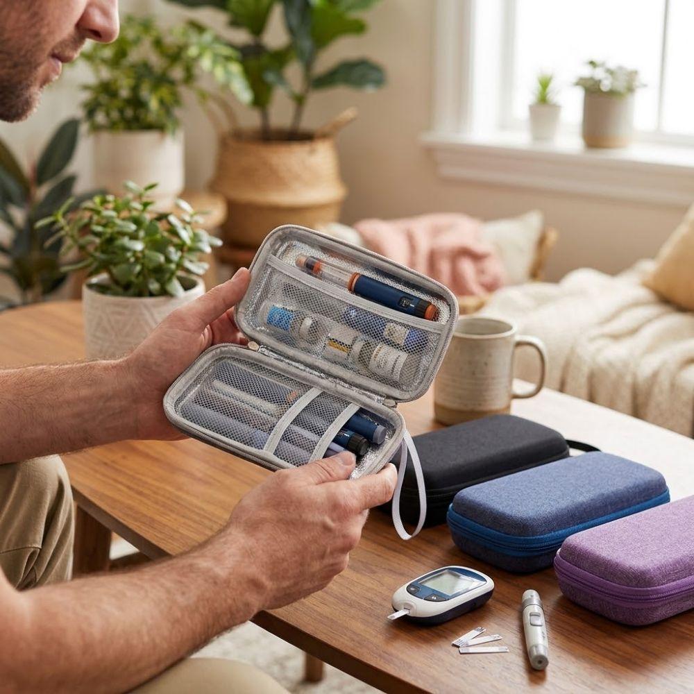Dust-proof Insulin Cooling Bag Waterproof Essential Oil Case For Diabetics