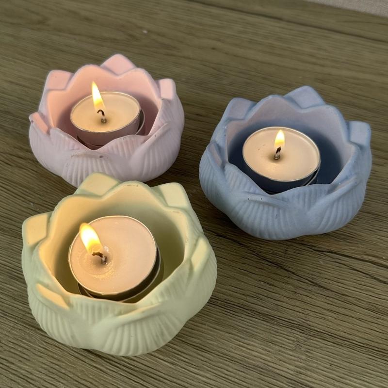Flower Shape Resin Jar Silicone Molds Flower Shape Candle Holder Silicone Molds Epoxy Resin Silicone Molds for Art Craft
