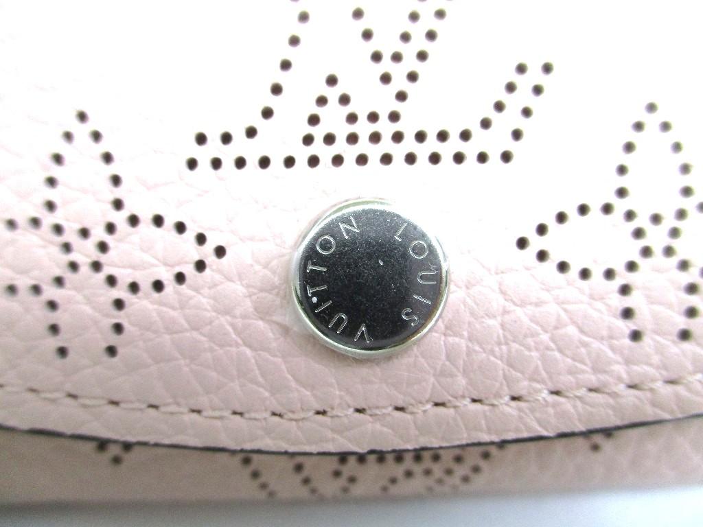 Authentic LOUIS VUITTON Monogram Mahina Light Pink Leather Multicles 4 Key Chain #b024  Open Box