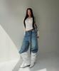 Geulouhaideu Nichelle Wide Long Denim