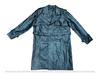 Causal Biker Belted Handmade Lambskin Men's Stylish Trench Coat Black Leather