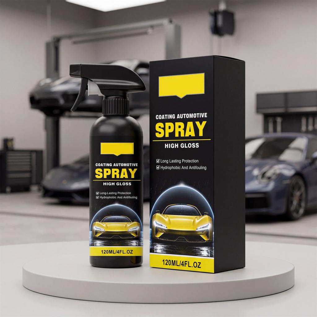 Spray do powłok samochodowych 120 ml Wysoki połysk Nanotechnologia Hydrofobowa Ochrona Długotrwała Zapobiegający zabrudzeniom Powierzchniowa obróbka dla samochodów