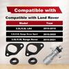 R028136 Aluminium-Ölkühler-Adapter-Kit mit doppelten Wasserpumpendichtungen Kompatibel mit 2010-2016 Land Rover LR4, 2010-2021 Land Rover Range Rover