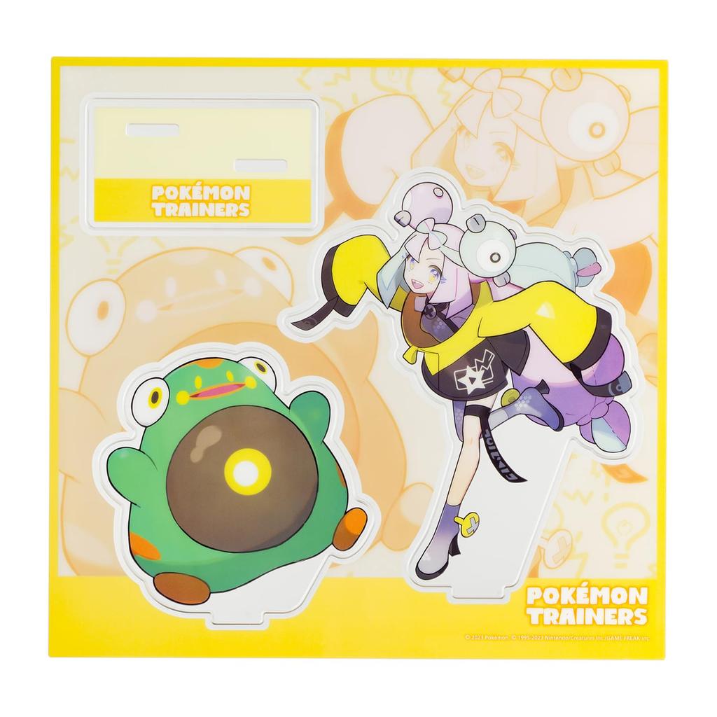 Pokémon Center Original Acrylic Stand POKÉMON TRAINERS Nanjamo & Harabarri