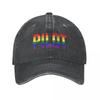 Pilot Rainbow Stripe. LGBT Gift. Gay Pride Cap Cowboy Hat Hats Baseball Cap Sports Caps Cosplay Dropshipping Male Cap Women's