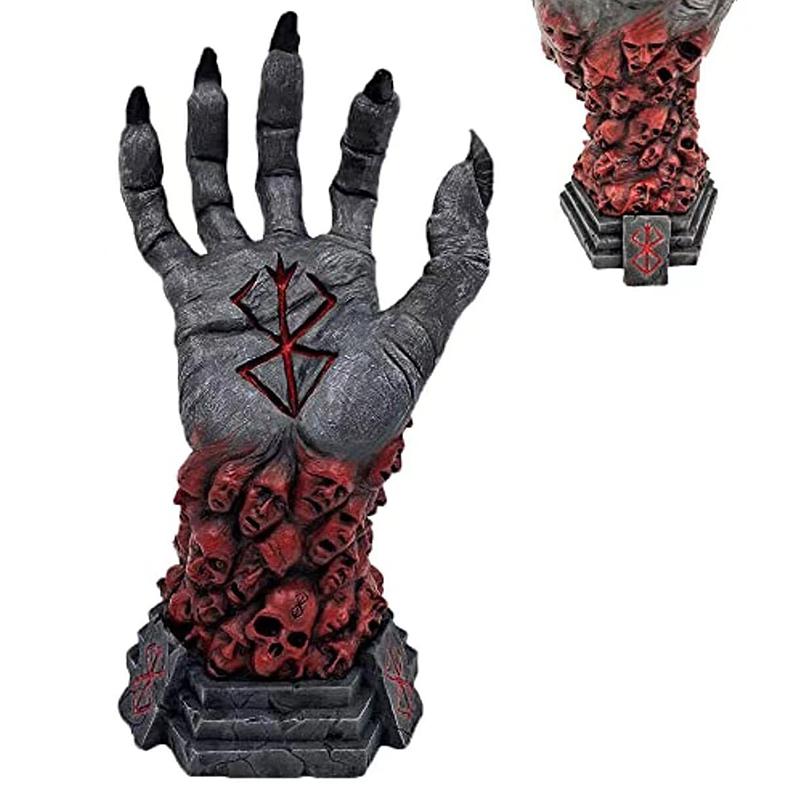 Berserk Hand Of God Resin Cartoon Style Figure Nice Berserk Guts L Action Figure Black Figure Easter Resin Handicraft Decor Tabletop Decor