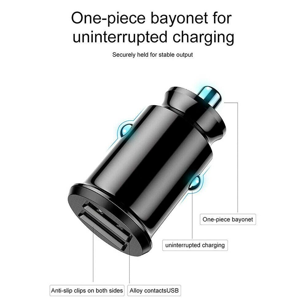 2cestná rychlá nabíječka do auta Rozbočovač napájecího adaptéru Dual USB 12V