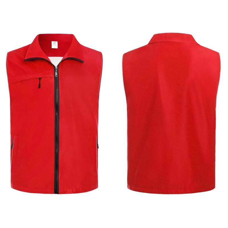 Custom Charity Event T-shirt Vest with Logo Printing for Volunteers