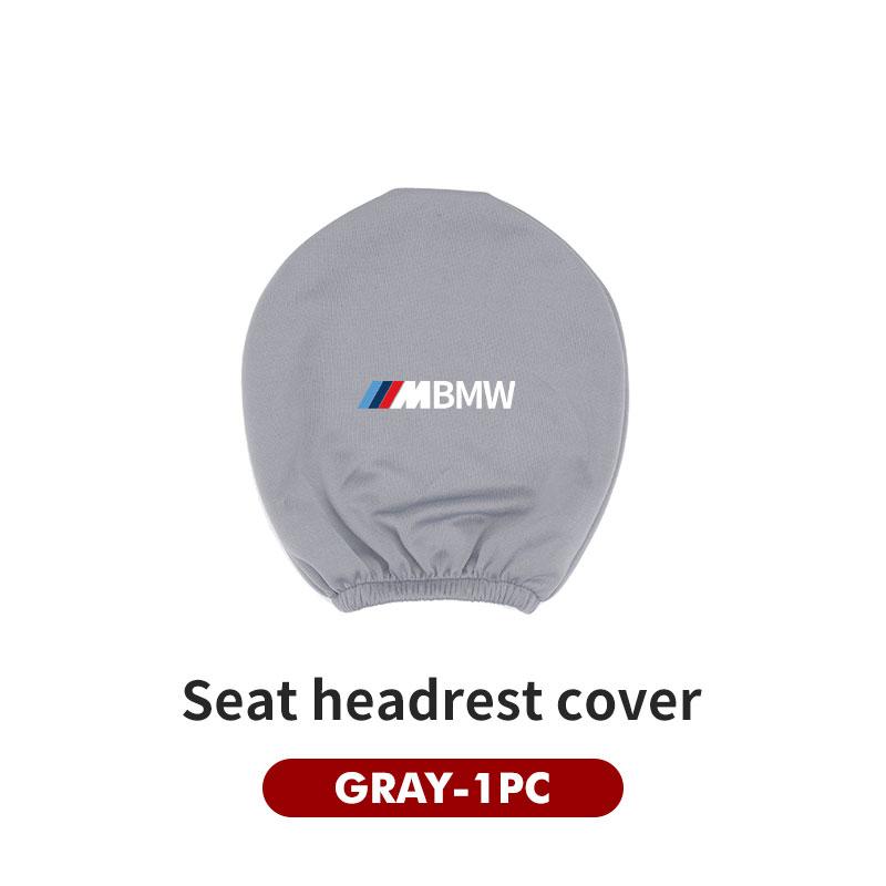 

For BMW Cloth Headrest Cover Car Elastic Neck Pillow Cover Dustproof E84 E87 E90 E91 E92 E93 F10 F20 F30 F40 F15 F25 F26