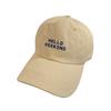 White Baseball Cap Children Spring And Autumn Summer Thin Trendy Brand Niche Japanese Fashion Sunshade Letter Embroidery Cap