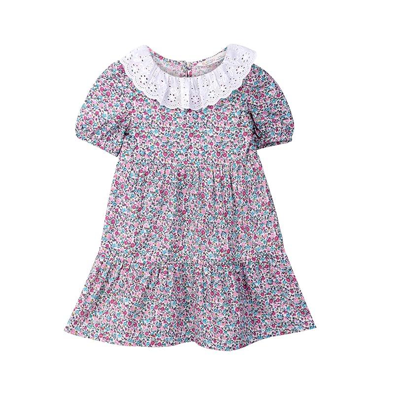 DITSY PRINT COLLAR DRESS MULTI 5 Years