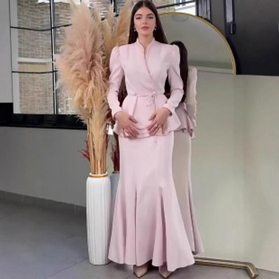 2025 Autumn Slimming Pleated Waist Dress - Elegant Tight-Fit Fashion