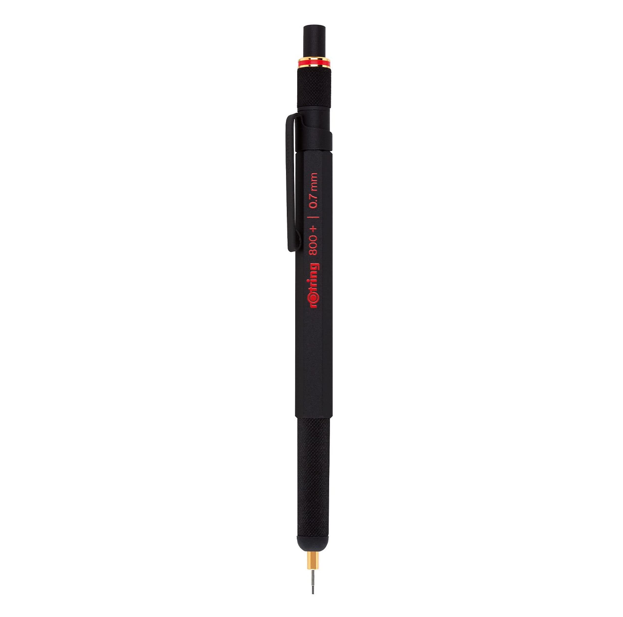 

Rotring Mechanical Pencil and 1900182 800+ Stylus, Black, 0.7mm, чорний