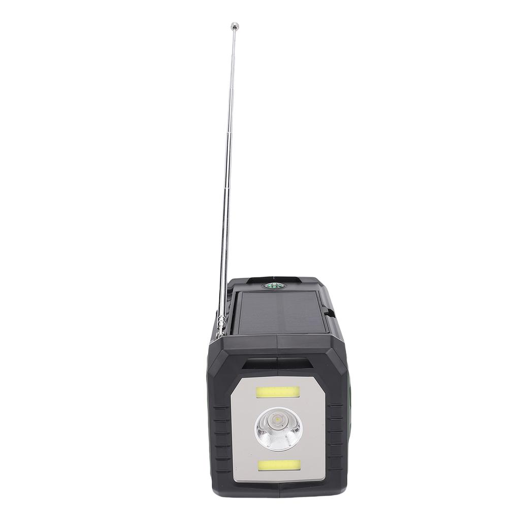 Emergency Radio Multi Function 16000mAh Solar Hand Crank AM FM WB Battery Powered with Cell Phone Ch