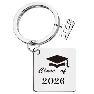 Farewell Gift Graduation Keychain Class Of 2026 Keychain Pendant Durable Stainless Steel Keepsake Nursing Law Students