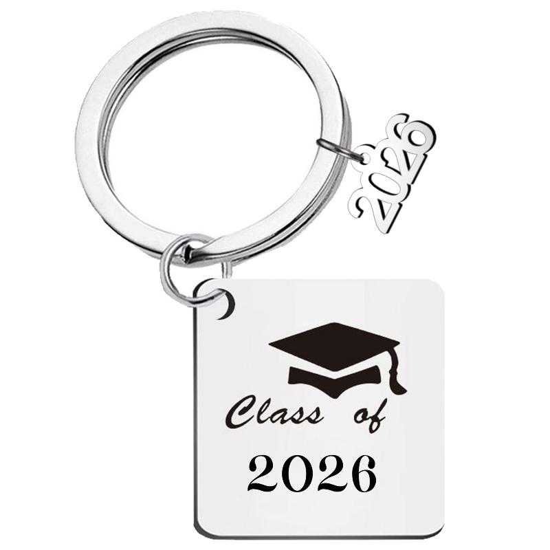 Farewell Gift Graduation Keychain Class Of 2026 Keychain Pendant Durable Stainless Steel Keepsake Nursing Law Students