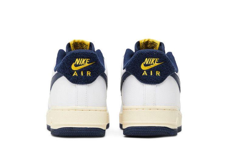 Men's Sneakers Nike Air Force 1 Low '07 LV8 Michigan Varsity Jacket (2021) White/Midnight Navy-Sail