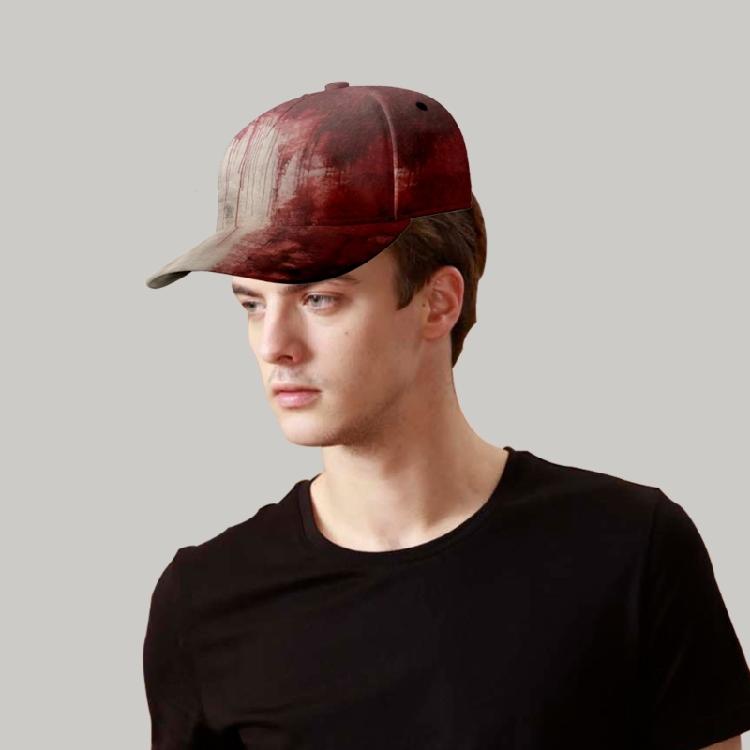 Creep Halloween Baseball Hat for Various Parties Unisex Baseball Caps for Costume Enthusiasts Halloween Props Headpiece
