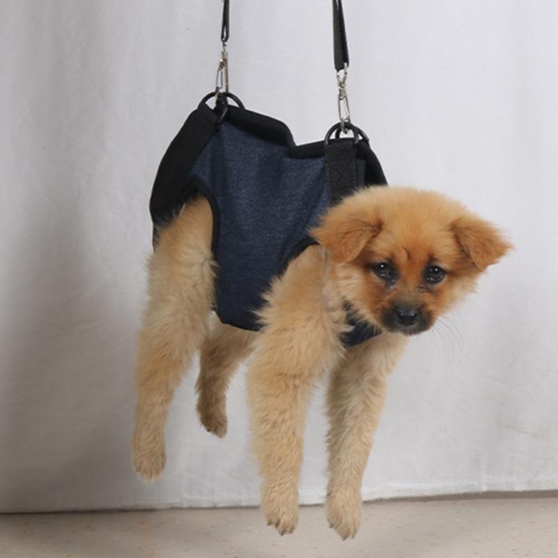 Pet Vest Sling for Elderly Disable Dog Harnesses Breathable Dog Harness for Outdoor Training Lifting Handle
