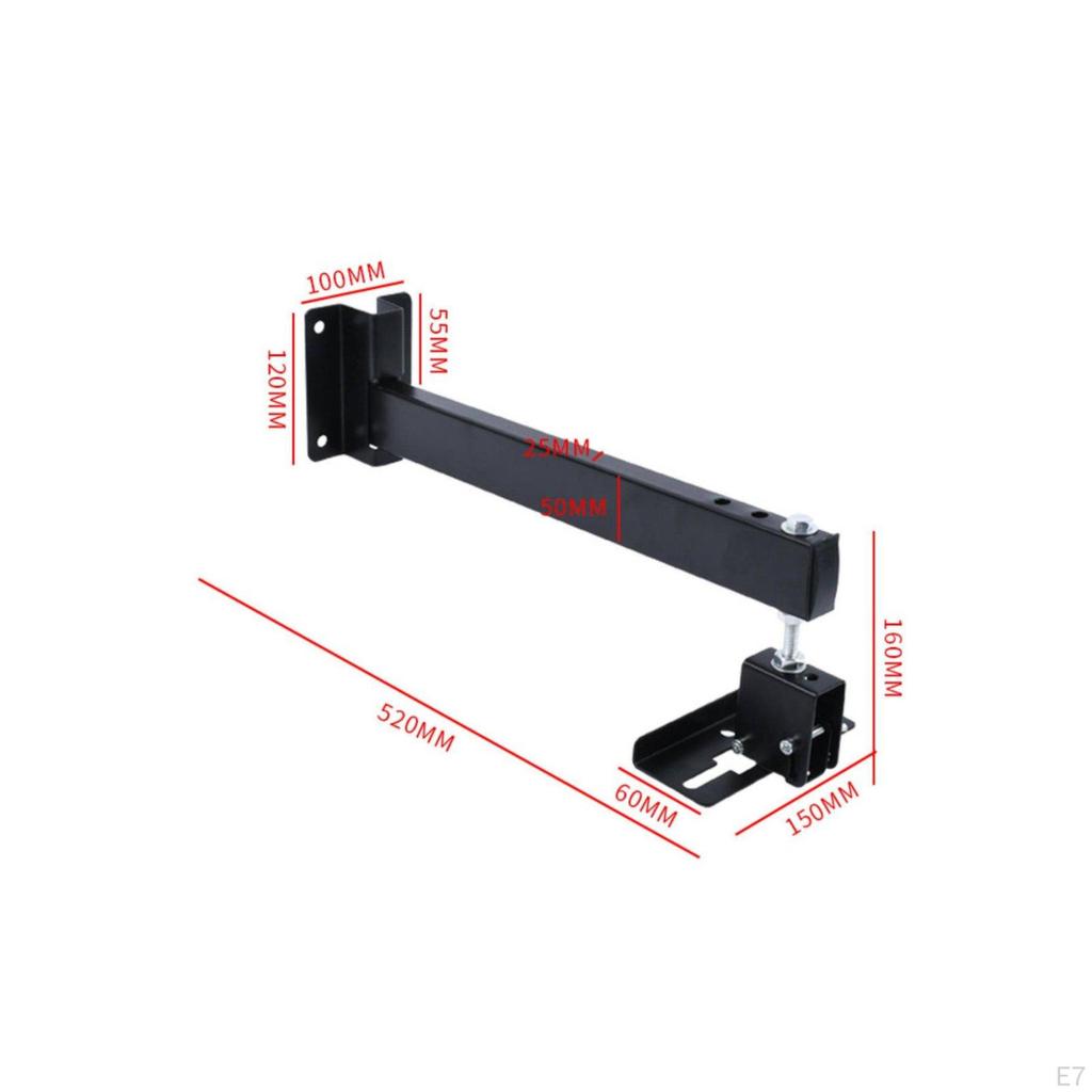 Wall Speaker Bracket Universal Fit Mount Easy Installation Audio Component for