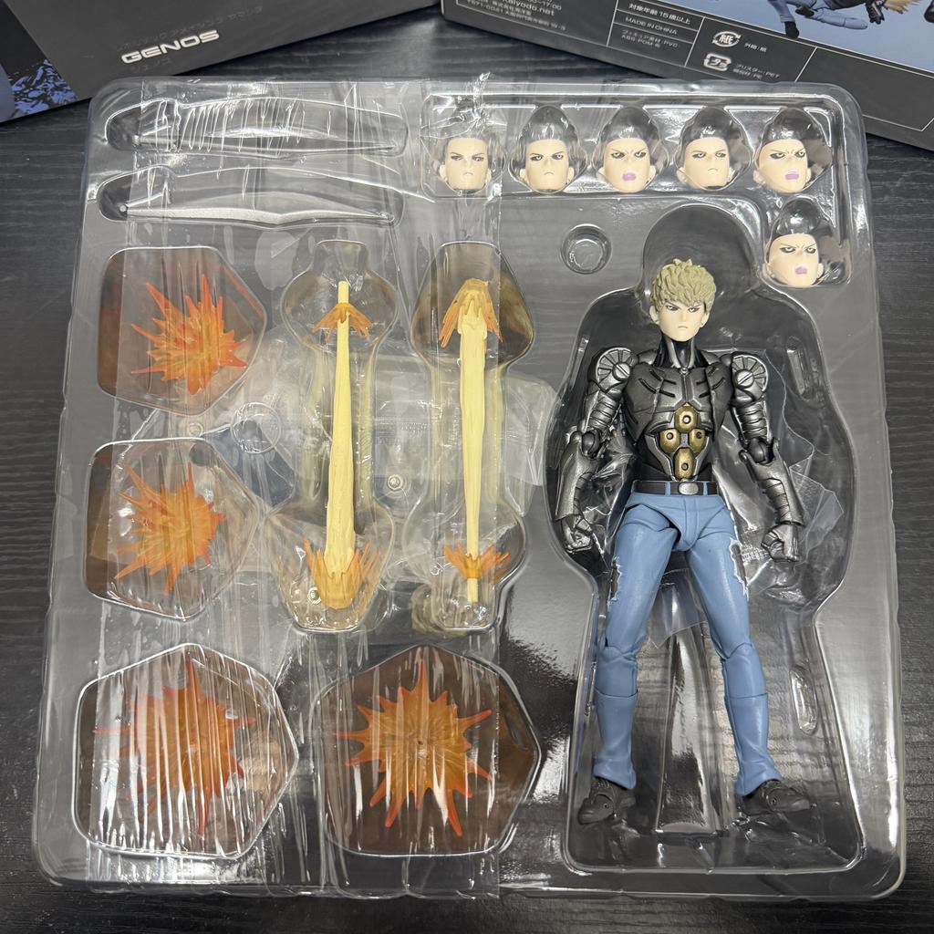 Ko Genos Anime Action Figures One Punch Man Figurine Joint Movable Model Statue Kids Toys Gifts