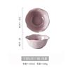 Purple Ceramic Rice Bowl Home New French Tableware 5 Inch 6 Inch Is Particularly Beautiful Dish Set