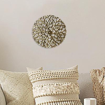 Escultura de Arte de Pared de Metal Contemporáneo para Decoración del Hogar con Estilo