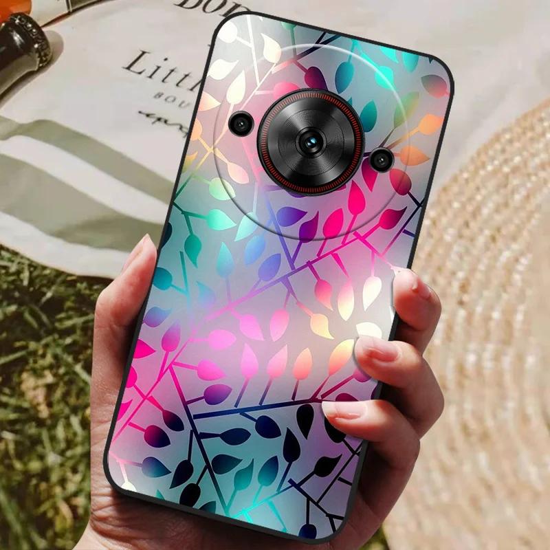Per ZTE Blade A75 5G Custodia Cool Stampata Silicone TPU Morbida Cover per ZTE Blade A75 5G Custodie Nere Protettive Guscio Telefono A 75 5G
