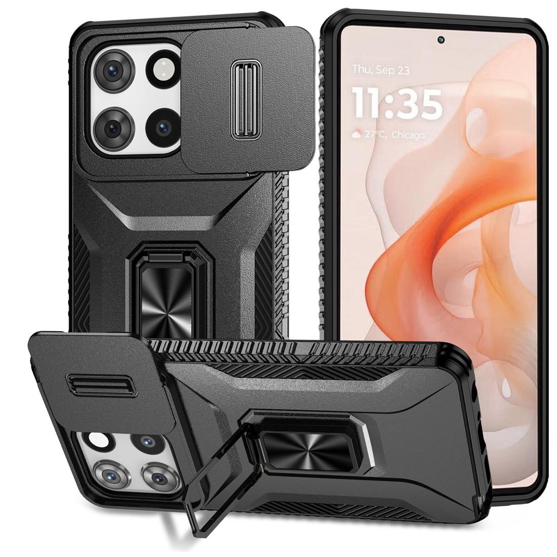 

For Moto G Stylus 5G Phone Case,With Kickstand+Camera Lens Protector Shockproof Case For Motorola G stylus 5G Pc + tpu