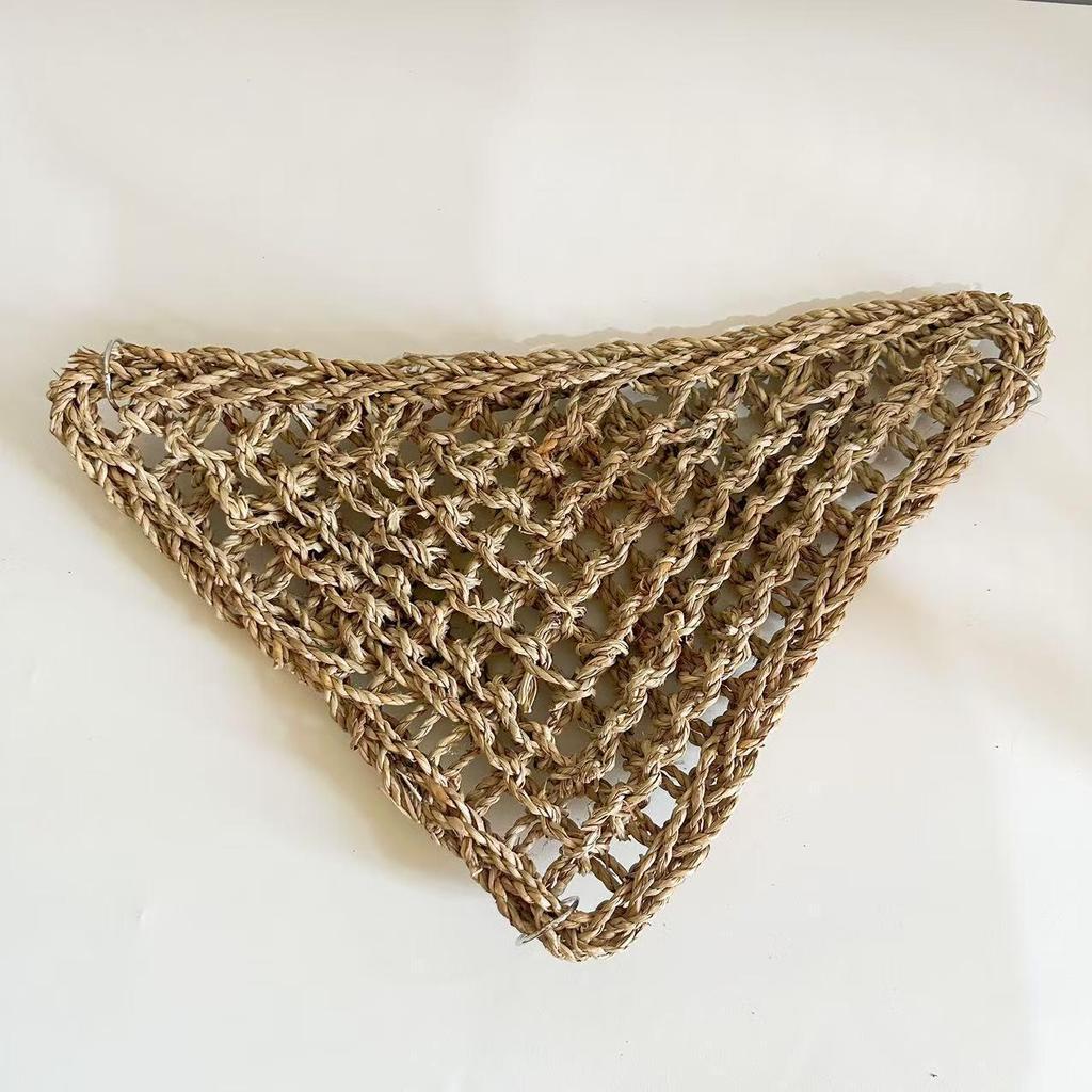 Parrot Moleskin Triangle Woven Swing Bed Hammock