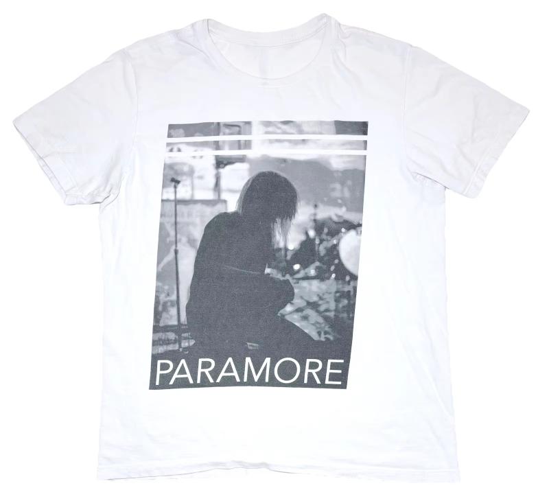 VTG Paramore American Rock Band Monumentour Concert Tour Short Sleeve Cotton T-shirt Summer Men Women Retro Y2K Streetwear