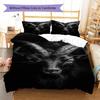 Satan Symbol Pattern Bedding,Quilt Set Quilt Cover Pillowcase Home Birthday Gift (1 * Duvet Cover + 2 * Pillowcase, Without Core)