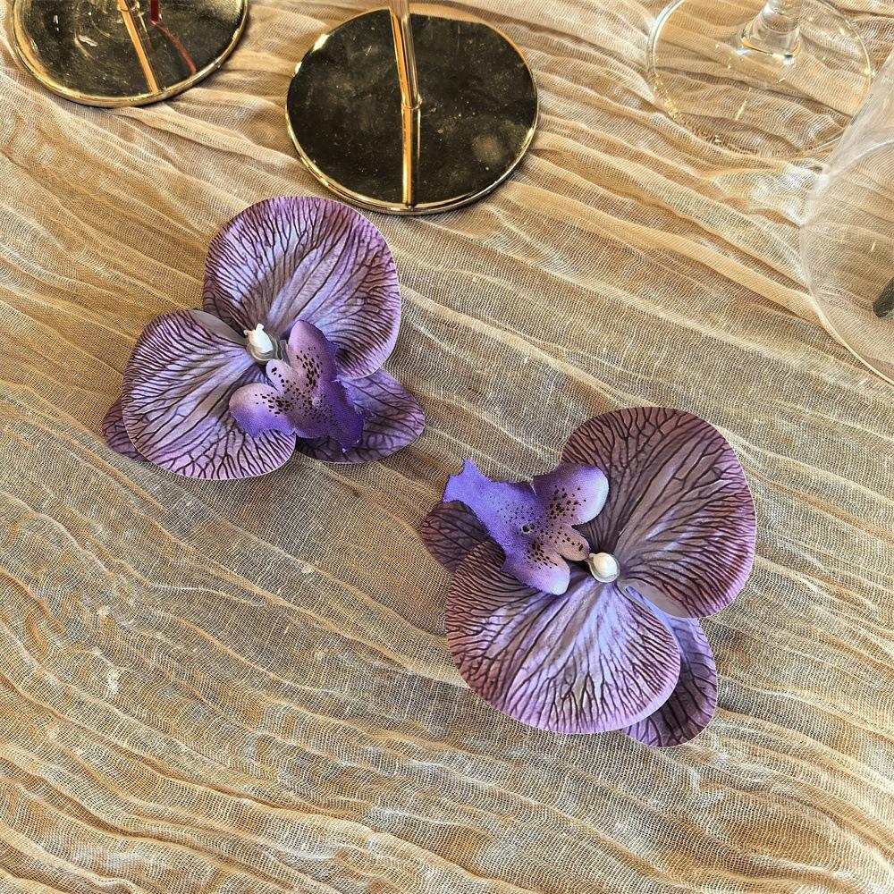 Sandals Decorations Flower Shoe Accessories Vacation Style DIY Shoe Buckle Butterfly Orchid Shoes Charms Shoe Accessories