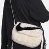 New Nike Sportswear Futura 365 Faux Fur Crossbody Bag 1L Guava Ice/Guava Ice/Black FB3048-838