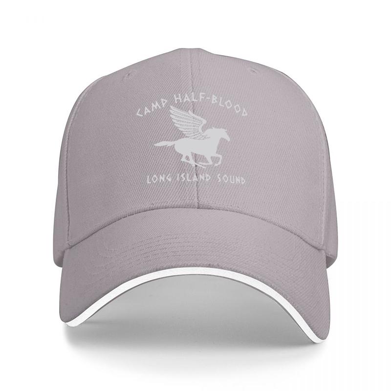 Camp Half Blood Pegasus Long Island Sound Baseball Cap Black Embroidered Design Classic Fit Adjustable Hat