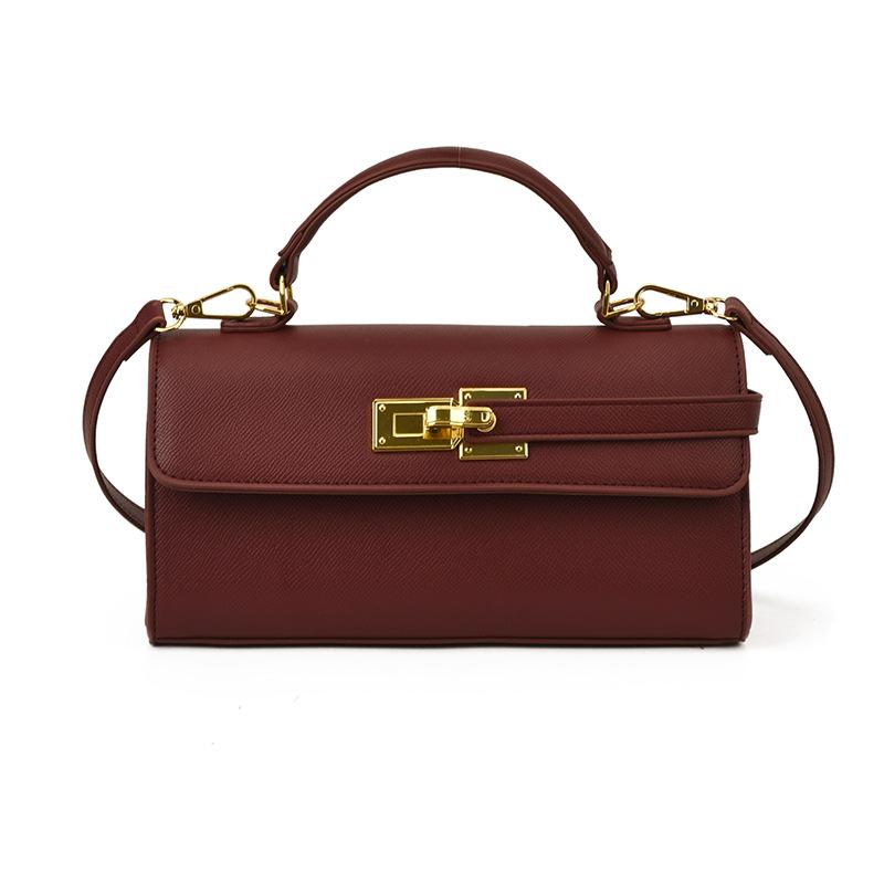 Women's new handbag, small square bag, elegant personality, high-end sense, single shoulder crossbody bag