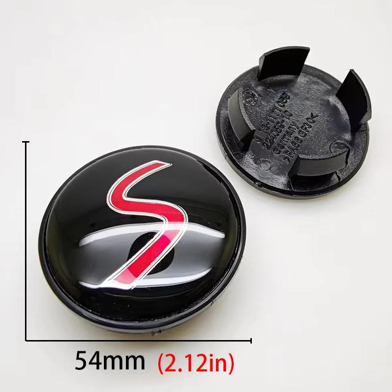 4 Pezzi 54mm Coprimozzo Centrale Ruota Auto Copertura Cerchio Per MINI Cooper S F54 F55 F56 F57 F60 R56 R60 R61 Accessori Auto